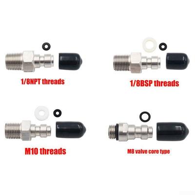 Kit Tettarella Riempibile Acciaio Inossidabile Rapido Connessione 1/8 NPT