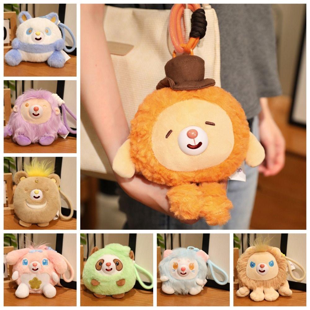 Stuffed Plush Doll Pendant Stick Out Tongue Plush Doll Keychain Animal Plush Pendant Bag Pendant