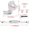 Lower Tie Bar Integrated With Lower Control Arm Car Balance Bar Subframe Brace Chassis For Honda CIVIC 06-12 RSX DC5 EP3 EM2 ES1