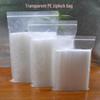 Thick Transparent PE Self-Sealing Zipper Bags for Jewelry Packaging