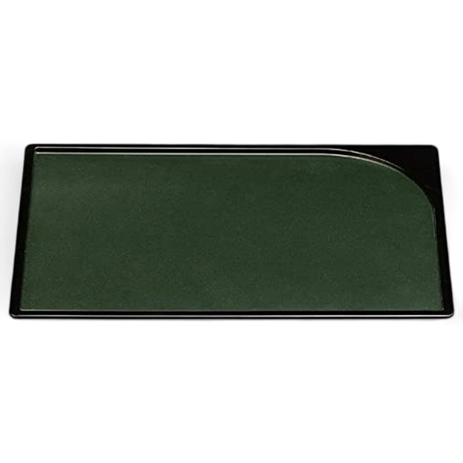 

Tray Green Pearl Bishamonten Lacquerware Made in Japan J-kitchens 3-Shaku Sleeve-Shaped (Tray) Lacquer, Non-Slip, 39cm, (ABS Resin),