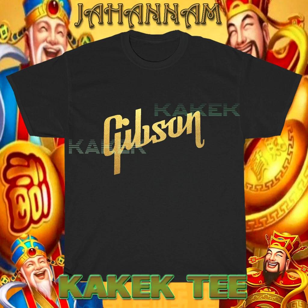 New Shirt Gibson Guitar Logo Funny T shirt USA Size S to 5XL 3XL