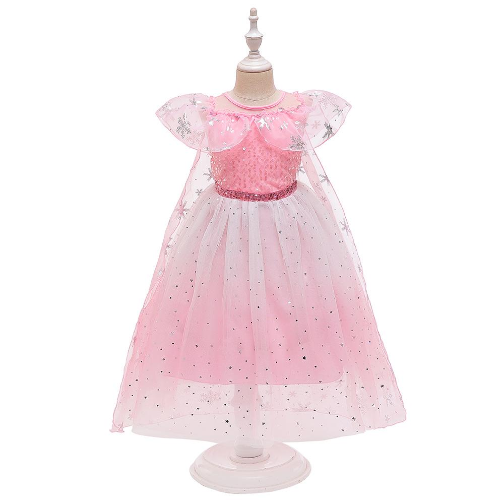 Kinderkleider für Mädchen Kleid Cosplay Prinzessin Schnee Kostüme Kinder Party Weihnachten Mesh Kleider Geschenk Mädchen Kleidung