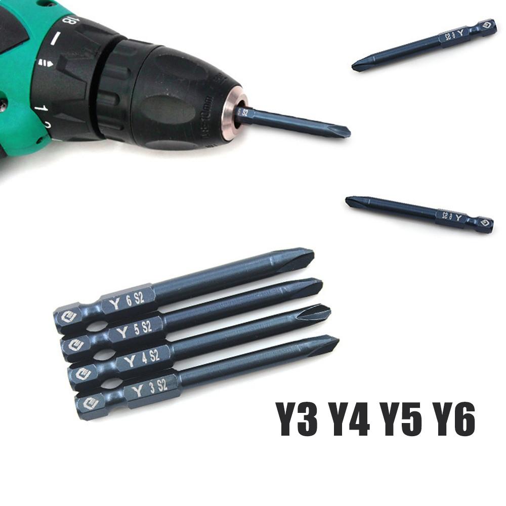 Screwdriver Bit 1/4in Hex Shank Electric Drivers Magnetic Black Equipment
