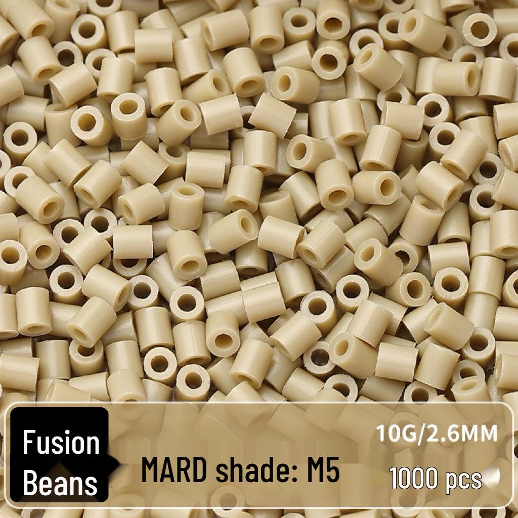 Confezione di Ricarica Perline Termofusibili da 264 Colori - 1000 Perline, 2,6 MM, Materiali per Puzzle 3D Fai da Te