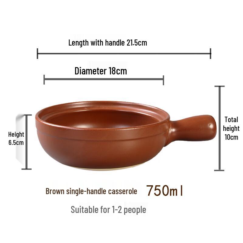 

Naijiang Heat-Resistant Ceramic Claypot Rice Casserole