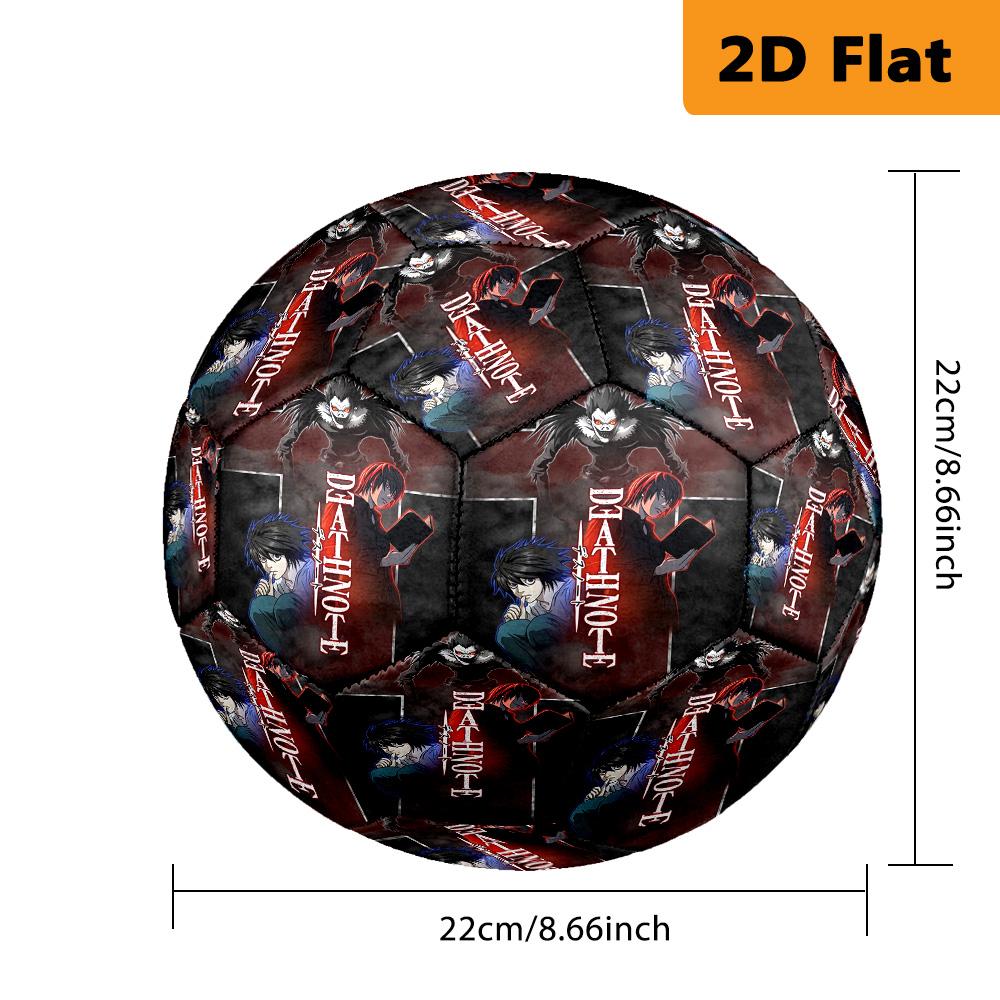 Darkness Destiny: Death Note Saga Football Suitable for Both Training and Competition High Elasticity Outdoor Sports No. 5 Football