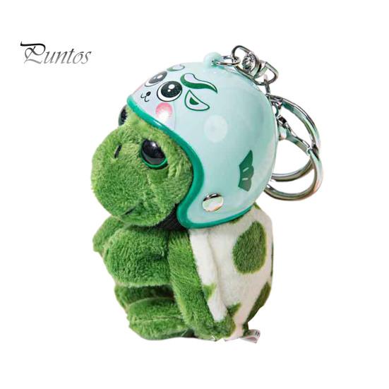 Bag Keychain Handmade Cartoon Turtle Comfortable Touch Super Soft High Simulation Decorate Adorable Cute Plush Pendant Keychain Bag Accessory