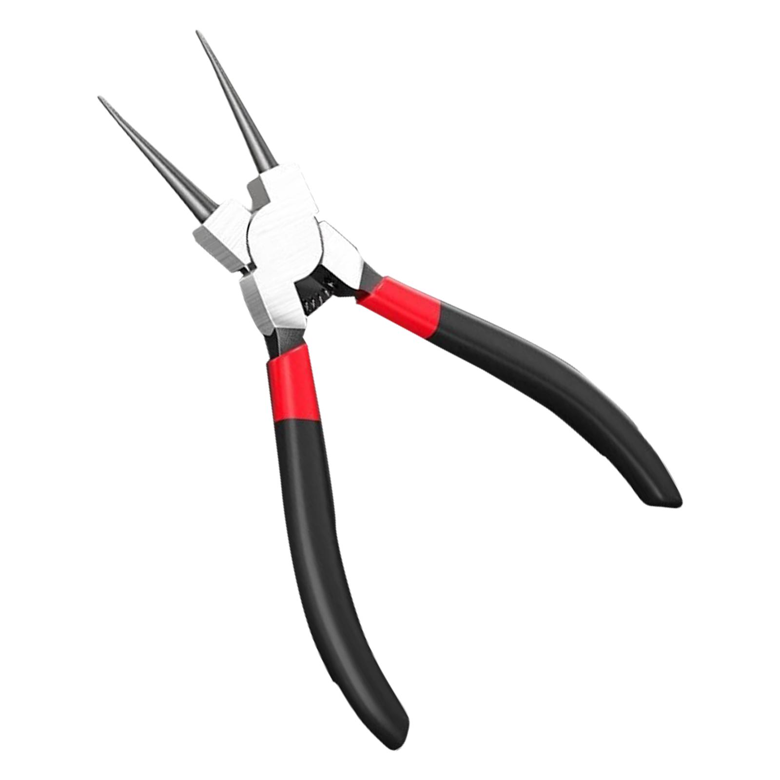 

5inch Jewelry Making Pliers Circlip Pliers Bent Nose Pliers Wire Cutters for Wire Wrapping Earring Craft Making Supplies