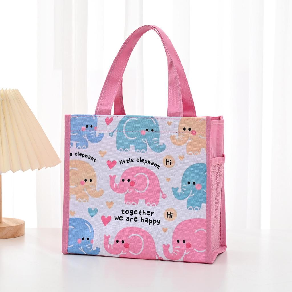 Cartoon Thickened Square Bento Lunch Bag for Kids