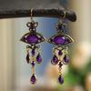 cStyle Water Drop Earrings for Women Retro Dangle Earring