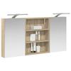 Bathroom Cabinet Set 3 Pcs 100 X 10.5 X 50 Cm Particleboard