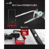 Kaedear Bike Lock U-Lock Key Chain Padlock Length 160mm Width 108mm Diameter 13mm Heavy Duty Cylinder Anti-Theft Key Lost Reproduction Service SP-GUAR