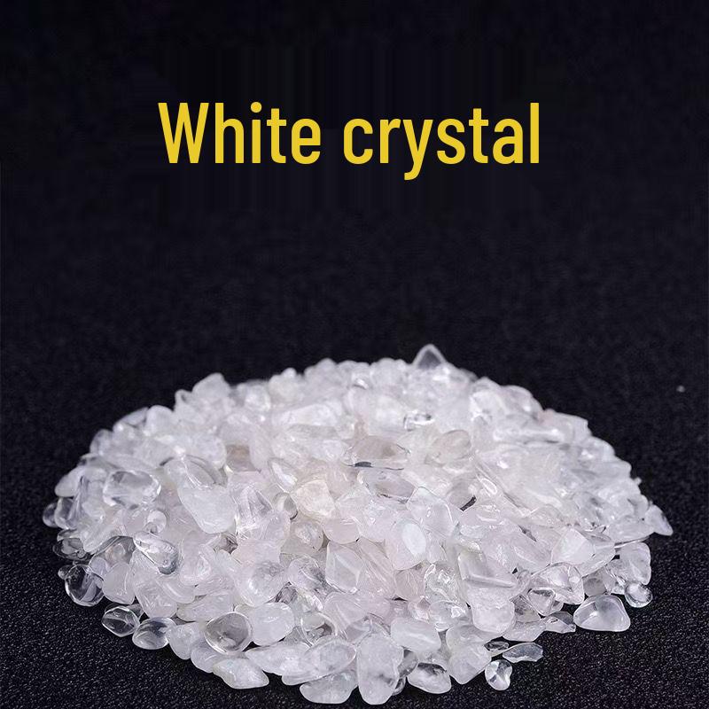 Разноцветная смесь натуральных кристаллов для аквариумов и декора 7-9mm (100g)