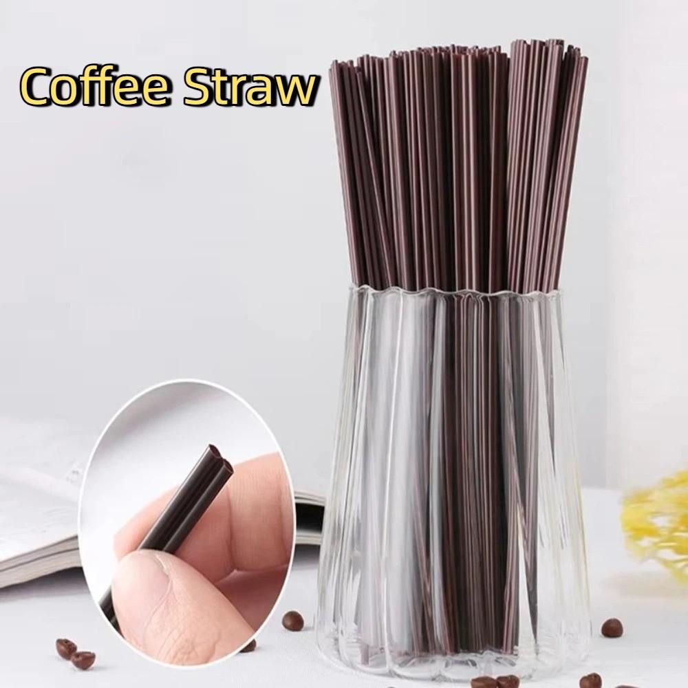 100/200/500 PCS Food Grade Coffee Straw Three Holes Design Double Hole Stir Stick  Party Supplies