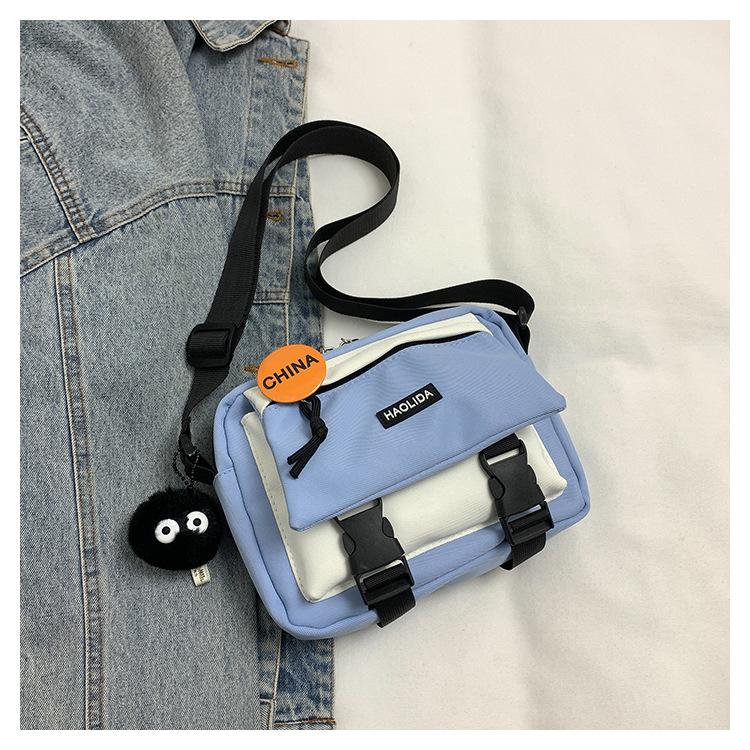 2025 Spring New Messenger Bag Small Bag Japanese Trendy Brand Casual Versatile Student Mobile Phone Bag Small Satchel Women