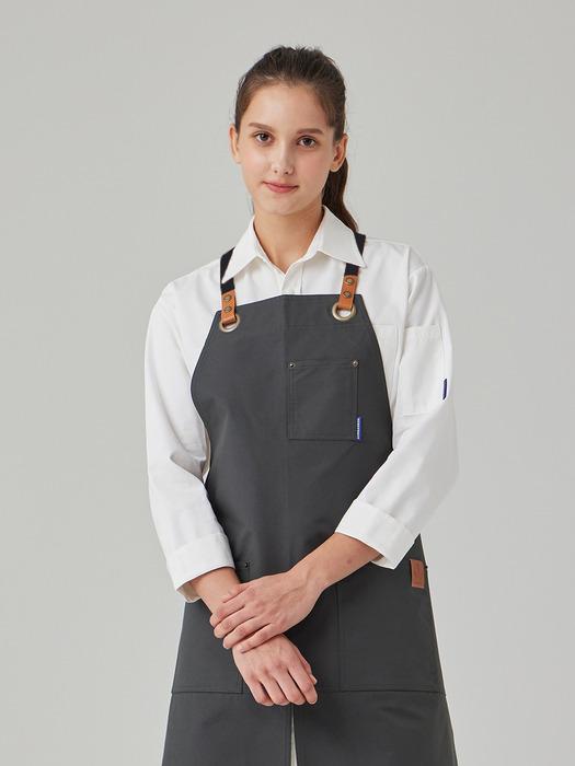 GONG APRON Waterproof ALL-IN-ONE (CHARCOAL GRAY) WALNUT