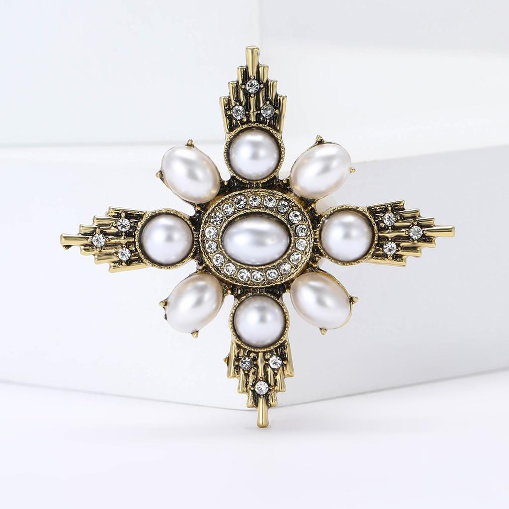 Broșă Baroc Mărgea Mică Aliaj Vintage Modă Versatilă Haine Dame Corsaj Ornament Ac