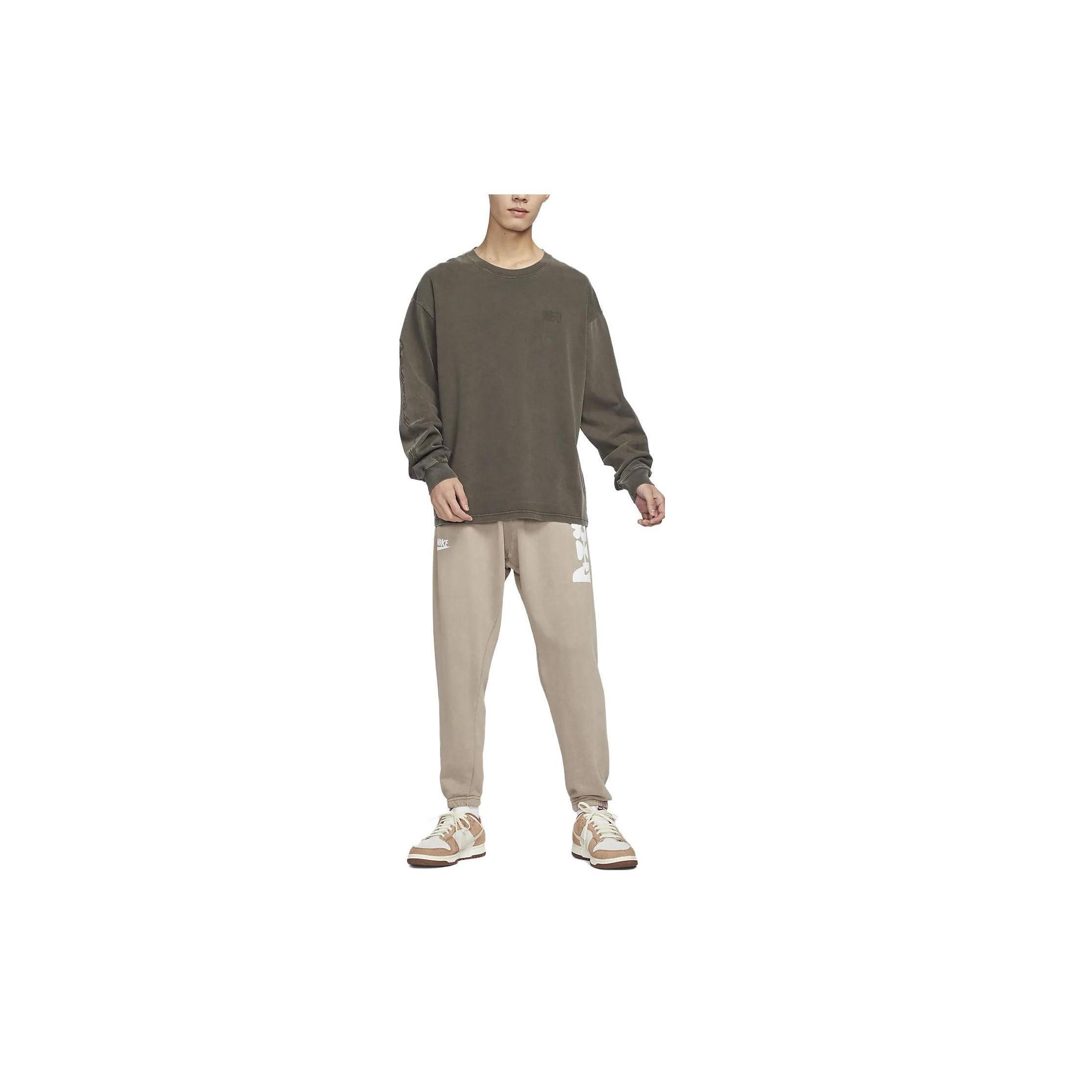 Nike Sportswear Long Sleeve T-Shirt Brown Men s DZ5220-213 L