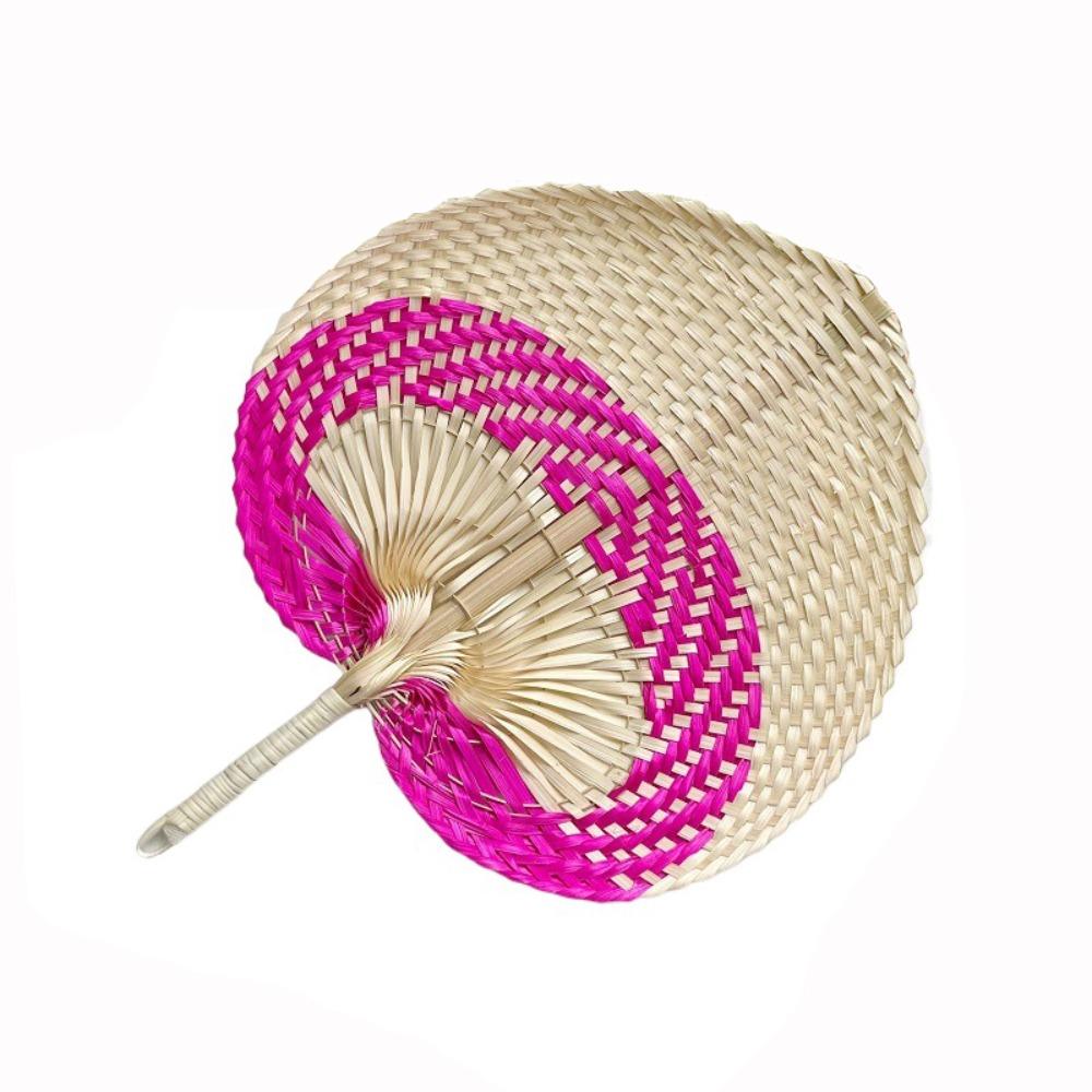 Lightweight Rattan Fan Handmade Straw Fan Artistic Bamboo Woven Fan  Home Decoration