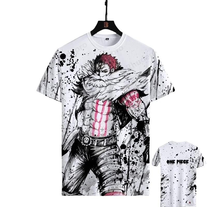Japanese Printed Adult Men Summer Short Sleeve Tshirt Kids Cosplay Street Casual Clothing