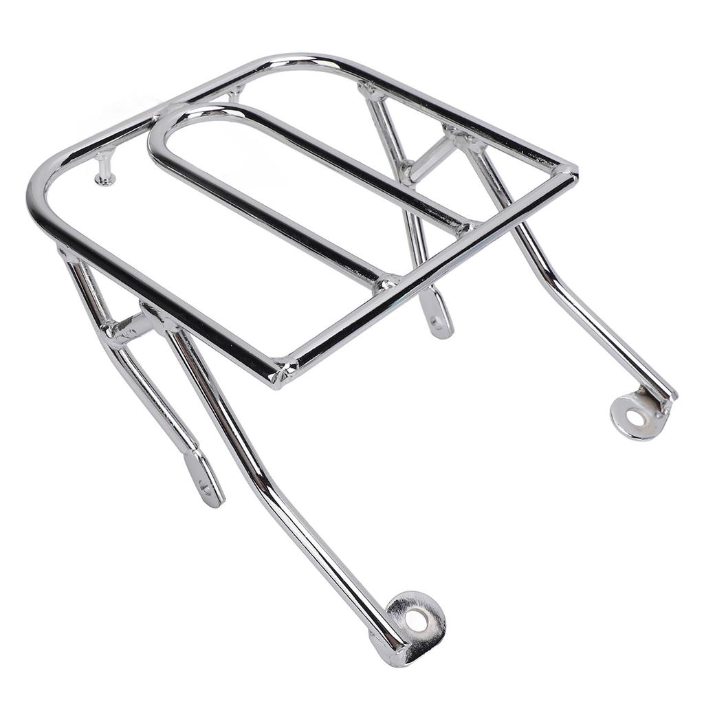 Motorcycle Front Luggage Rack Stainless Steel Polishing Surface Rustproof Cargo Holder Shelf for