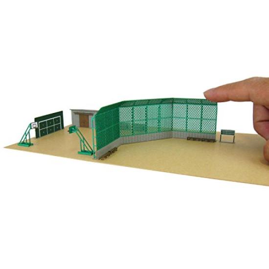 Sankei Nostalgic Diorama Series Schoolyard Equipment Paper Craft 1/150 MP03-105