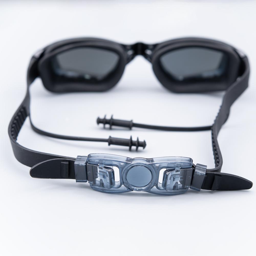 Adult Anti-Fog UV PC Swimming Goggles With Silicone Gasket Adjustable Swim Glasses for Sports
