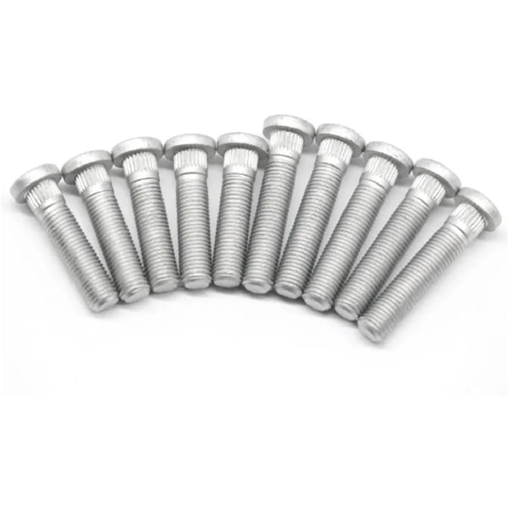 Wheel studs for Chevrolet Lexus Toyotas m12x1.5 48mm/58mm/64mm Lug Bolts m12x1.5 Car Wheel Bolts 14.3mm Knurl(64mm 5pcs) M12x1.5
