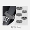 5PCS Car Seatbelt Buckle Cover Soft Silicone Anti-scratch Protector Safety Belt Buckle Guard Universal Car Clip Protection Cover