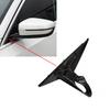 Black Front Window Triangle Trim Plate Side Mirror Garnish Cover Panel Mirror Base Holder for BMW 3 Series G20 G21 G28 -