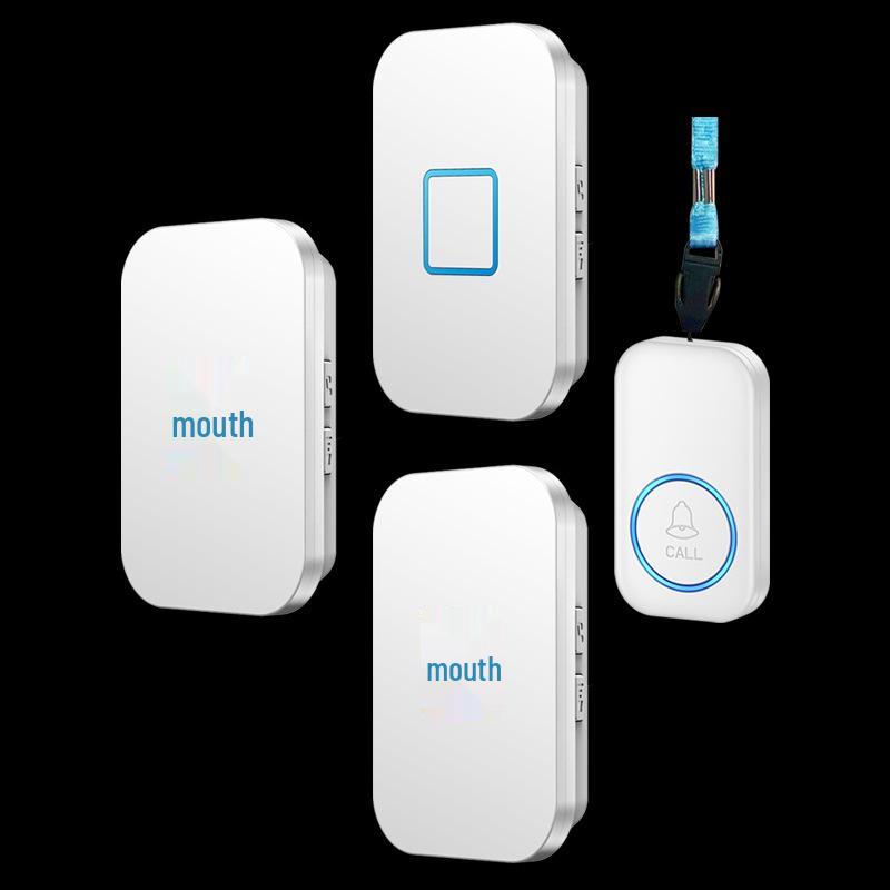 Elderly Wireless Bedside Call Bell: One-Button Help Alarm System Standard Call Bell