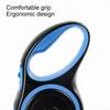 Dog Retractor with Automatic Rebound Traction Rope Dual-Compartment Poop Bag Adjustable Brake Button Dog Retractable