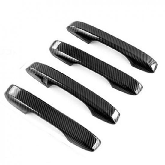 New Carbon Fiber Style Door Handle Cover Trim For Honda Civic 11th Gen HR-V CR-V