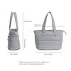 New Women's Handbag Lightweight Fluffy Tote Bag, Large Capacity Travel Work Beach Gym Shoulder Bag Soft Faux Leather