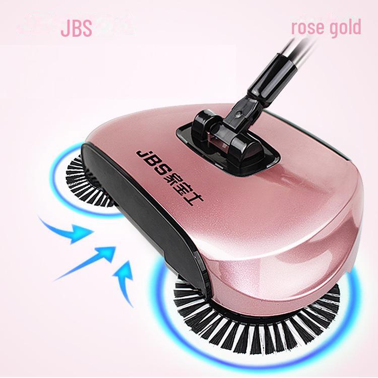 Rotating Hand Push Sweeper and Dustpan Set