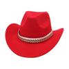 British Jazz Hat Men'S And Women'S High-End Flash Rhinestone Accessory Hat Cowboy Hat