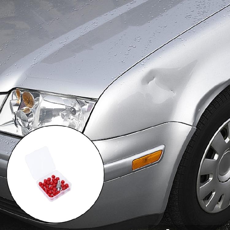 30Pcs/50Pcs Knocks Down Head Car Dent Repair Tool Accessories Dent Repair Hammer Head with Top Cover Manual Tool Head