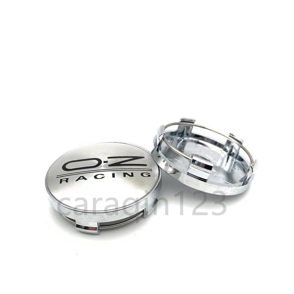 4 ΤΕΜΑΧΙΑ 60mm OZ Racing Καλύμματα Κέντρου Τροχού Αυτοκινήτου Σήμα Εμβλήματος Λογότυπο Τροχού Ετικέτα Αξεσουάρ Στυλ Αυτοκινήτου