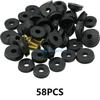 Y5GD Leak Fixing Rubber Washers 58Pcs Set for Faucets and Hose Bibs with Hardware