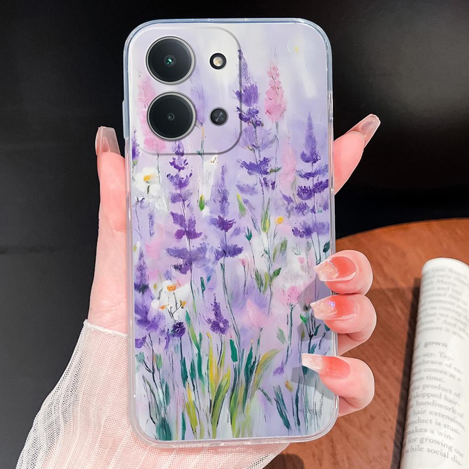 Case For Poco C85 C75 C65 C55 Ocean Fish Transparent Phone Back Cover For POCO C 75 Soft TPU Silicone Lightweight Protectors