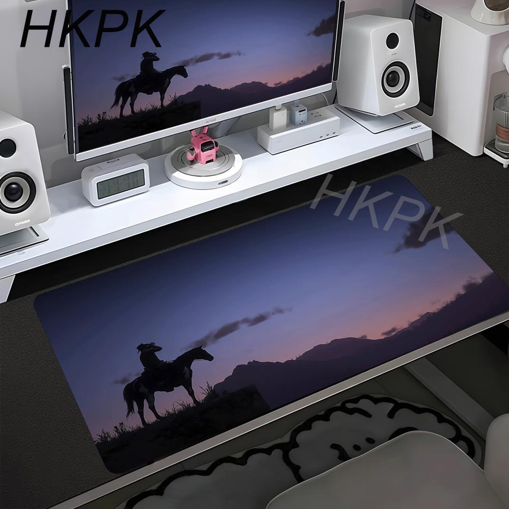 Xxl Anime Red Dead Redemption Mausepad Computer Accessories Game Keyboard Rubber Mousepad Pc Gamer Girl Nonslip Cute Desk Mat