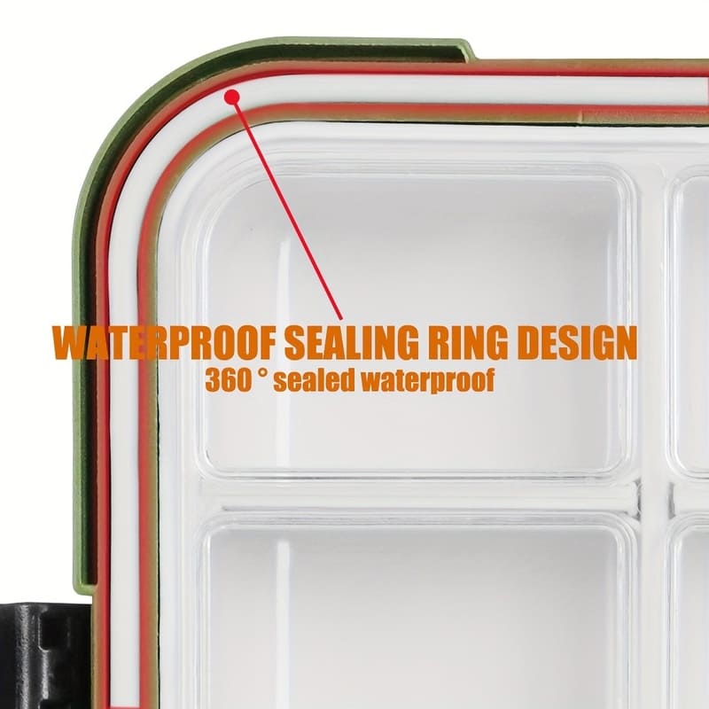 Waterproof Fishing Accessories Box Storage Tool Box Fishing Gear Soft Bait Fish Hook Storage Box Lead Box Sea Fishing Tools Large Capacity