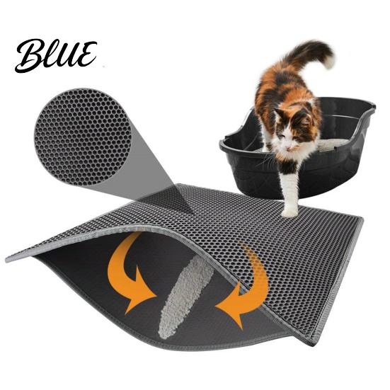 Dual Layer Waterproof Supply Mat Floor Cat Litter Honeycomb Non-Slip Pad Pet