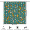 Vibrant Fish Print Shower Curtain For Home Decor Waterproof Fabric In Multiple Colors Available