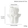 Nordic Style Creative Ceramic Handicrafts White Vase Simple Home Flower Arrangement Decorative Ornament Gifts