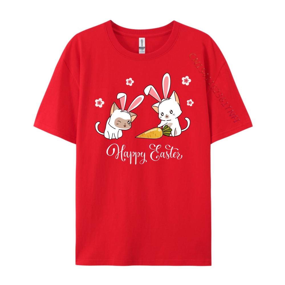 

Cute Funny Cat Easter Kitten Rabbit And Carrots Graphic T Shirts Mens Clothing Memorial Day S