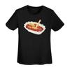 Currywurst Eating Fast Food Foodie TShirt Women Short Sleeve T Shirts Crew Neck Clothes Cotton Summer Tees Streetwear