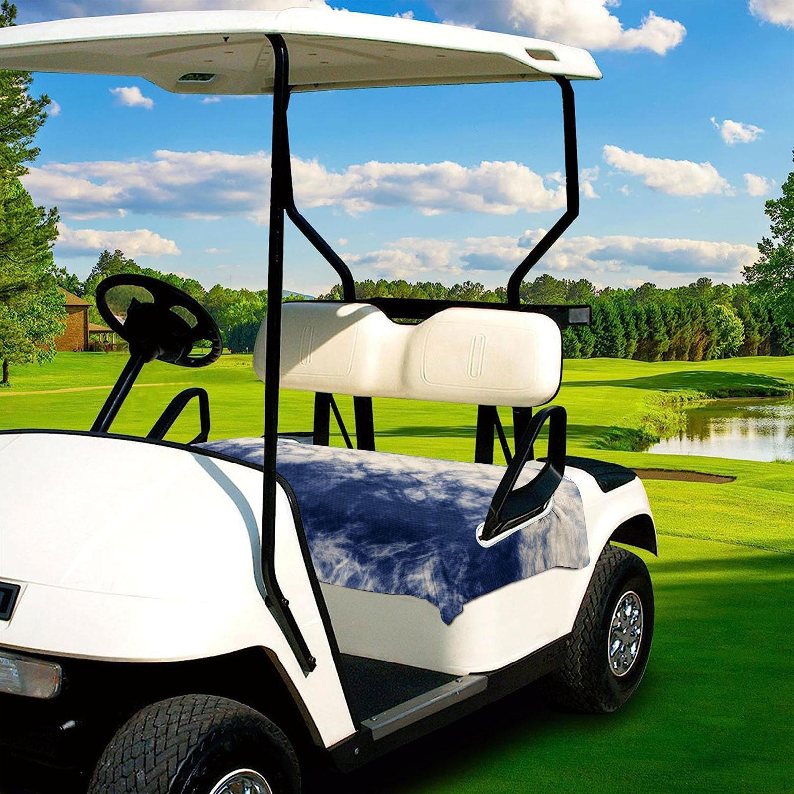 

Golf Cart Seat Cover Cushion Comfortable Dustproof Blanket Golfs Carts Seats Towel Style A