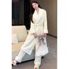 Autumn and winter new island fleece extended nightgown bathrobe sexy pure wind pressure flower leopard print thickened loungewear pajamas women